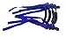 E-cowlboy Blue 4 X Grab Handles Grip Handle for Jeep Wrangler Yj Tj Jk JKU Sports Sahara Freedom Rubicon X & Unlimited X 2/4 Door 1995-2016 (Blue)