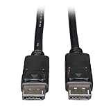 Tripp Lite DisplayPort Cable with Latches (M/M), DP to DP, 1080p, 50-ft. (P580-050)