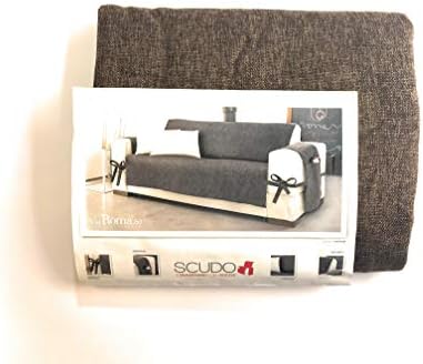 Via Roma 60 Scudo 3 Seater Sofa Cover Brown/Burnished Beige