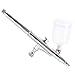 PointZero Dual Action Gravity-Feed 20cc and 40cc Airbrush Set with 3 Nozzle Sets (0.2, 0.3, & 0.5mm Needles Fluid Tips and Air Caps)