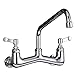 Wall Mount Faucet Heavy Duty Commercial Faucet 8 Inch Center with 8