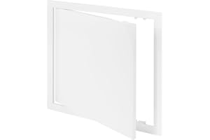 Vent Systems 12" x 12" Inch White Plastic Wall Hole Cover - Plumbing Access Panel for Drywall - Crawl Space Door - Ceiling Access Panel - Electrical Panel Cover - Access Door in Home, Garage Dry Wall