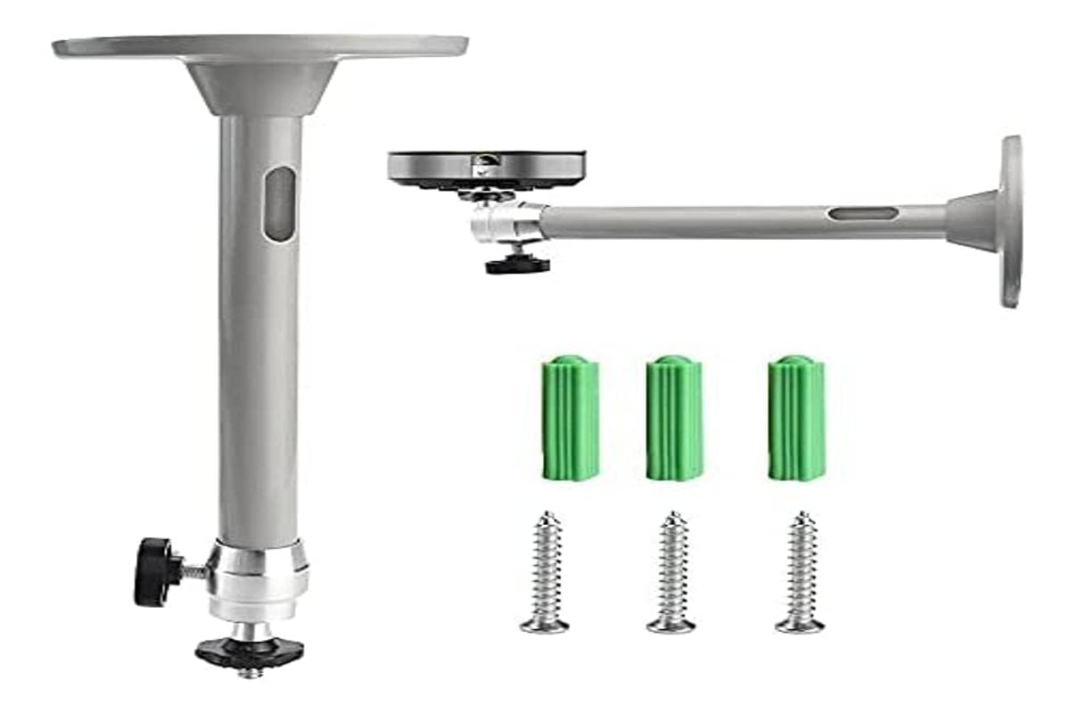 FIGFYOU Mini Projector Mount Bracket Universal, Wall/Ceiling Holder for Mini Projectors - Multifunctional Mounting System(215 * 88mm)