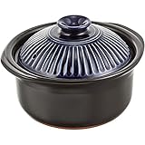 Ginpo Pottery Chrysanthemum Rice Earthenware Pot