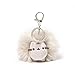 GUND Pusheen Cat Plush Pom Poof Keychain, Gray, 4