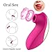 Clitoral Sucking Vibrator with 10 Suction & Kissing Vibration Modes for Women Clit Orgasm,Nipples Vibrator Couple Lip Kissing Sucker Solo Oral Sex Adult Sex Toys Quiet Waterproof Portable Rechargeablethumb 1