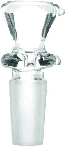 SCIENTIFIC LABWARE 12-1133 SLIDE BOWL SMALL FUNNEL WITH GLASS PINCH DOTS 14MM CLEAR