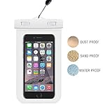 EVERMARKET(TM) Universal Waterproof Case for Apple iPhone SE 6S , 6 6S Plus, 5S, Samsung Galaxy S7 S7 Edge , S6 Edge , Note 5, 4, HTC, LG, Sony, Motorola up to 6.0