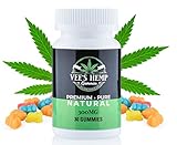 Premium Hemp Gummies- 10 mg Gummy Bear -Hemp Infused -Great Taste - Non GMO -Organic - USA Made - Natural Relief for Sleep Insomnia Anxiety Pain Inflammation Depression and Nausea 30 ct.