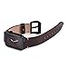 Smart Watch Bands,SLIFTER 42mm Vegetable Tanned Leather Watch Strap for iWatch Series 3 Dark Brown Black Adaptor