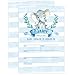 Boy Baby Shower Invitation - Elephant Baby Shower Invitation - Jungle Baby Shower Invite - Tropical Safari Animals Baby Shower - It's a Boy - 20 Fill-In Invitations - Envelopes Not Included