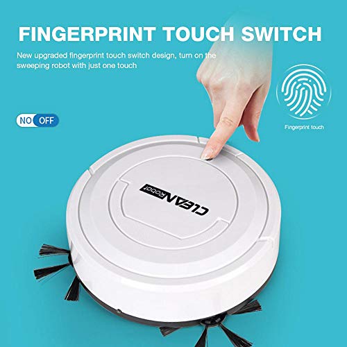 Toy Vacuum Cleaner, Mini Robot Vacuum Cleaner, Pretend Play Kids Home Cleaning Toy with Touch Switch, Housekeeping Floor Cleaning Tools for Children (#3) - Thumbnail 3