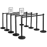 Qbuster Retractable Belt Stanchion Safety Barrier