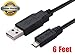iMBAPrice 6 Feet Micro USB to USB Charging/Data/Sync Cable for LG G2 Optimus G G Pro 2x S L VS980 LS980 D800 D801 D802 D803 (Black)