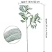 Sunm Boutique 3 Pcs Artificial Lamb's Ear Leaf Artificial Greenery Flocked Lambs Ear Leaves in Silver Green for Christmas Festival Wedding Garden Centerpieces Bouquet Floral Arrangement