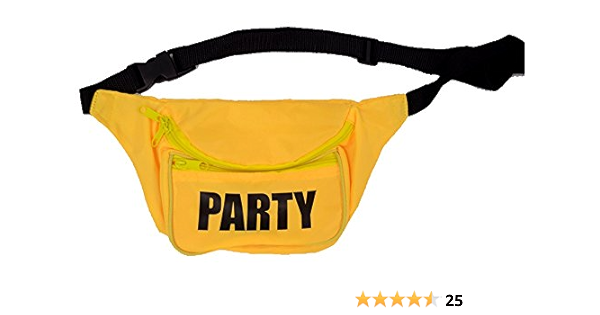 neon yellow fanny pack