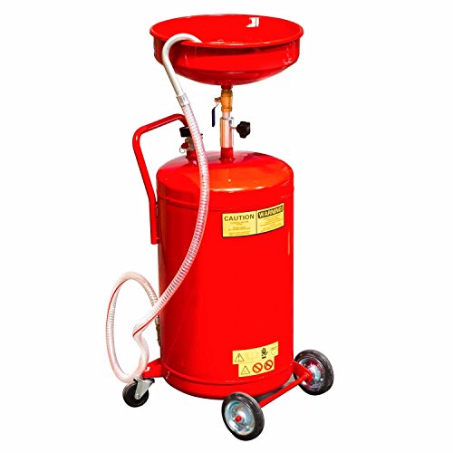 CR 20 Gallon Waste Oil Drain Tank Air 3198 Operated Drainer Oil change