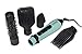Calista Tools StyleDryer Custom AirBrush, 4-in-1 Styling Tool, 4 Styling Attachments Included, Wet or Dry Styling, For All Hair Types, Turquoise, 1.9 Lb.