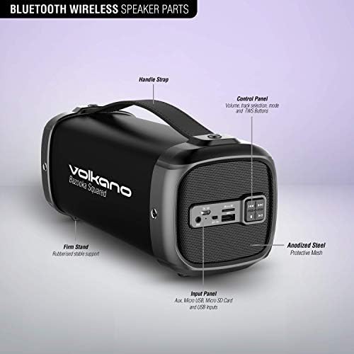 volkano mini bazooka volume control