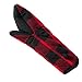 DII Buffalo Check Kitchen Collection, Classic Farmhouse Kitchen Set, Oven Mitt, Red & Black, 2 Piece