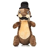 Fancy Friends Plush Stuffed Otter: Cute & Unique Fancy Toy Plush with Mustache, Top Hat, and Monocle for Children or Adults. Perfect Party Gift or Bedtime Friend for Boys & Girls - 14 Inches Tall