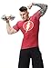 Red Plume Men's Compression T-Shirt,Sports Jogging Fitness Red Flash Man Shirt