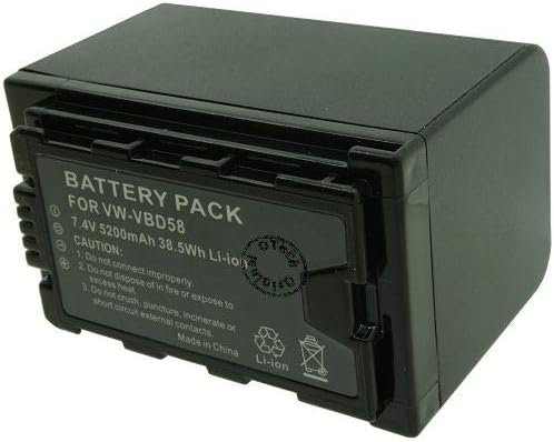 Batterie Compatible PANASONIC AG-VBR89 - Haute Capacité, Faible Autodécharge - Pour Caméscope