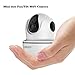 UOKOO 1080P HD Pan/Tilt/Zoom Wireless Security Camera, Network WiFi IP Camera Surveillance System with Remote Viewing White (US Edition)
