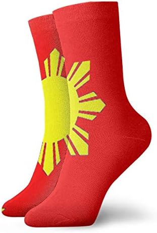 Philippine National Flag Unisex Casual Stockings Sport Athletic Crew Socks