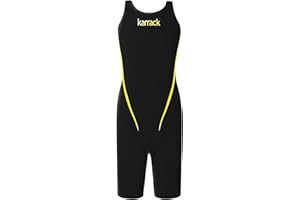 karrack Girls Swimming Suit Sports Conjoined Girls Training Competition Children Swimming Suit