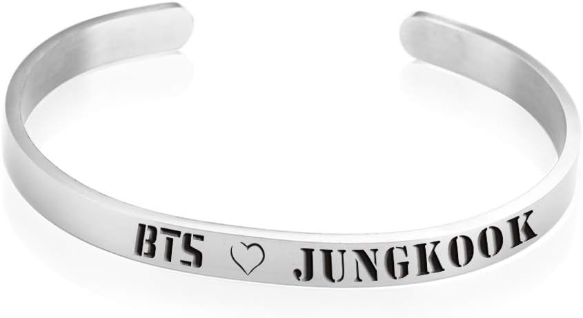 JUNG-KOOK Kpop BTS Bangtan Boys Titanium Steel Bracelet Brand-NationinFashion