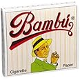 Bambu Regular 1-1/4" Rolling Paper, Pack of 5 Booklets
