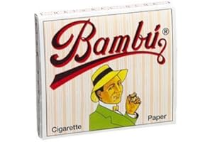 MUSPYN Bambu Regular 1-1/4" Rolling Paper, Pack of 5 Booklets