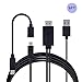 Micro USB to HDMI Cable, 6 Feet Cable/Micro 5Pin to 11Pin Adapter -Compatible with Samsung Galaxy S3/S4/S5