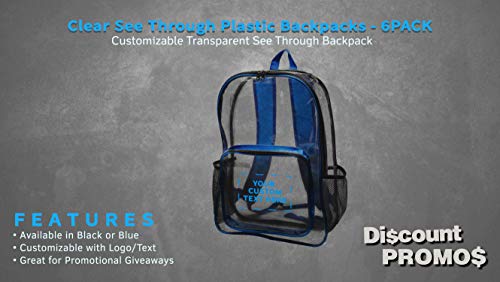 clear personalized backpacks