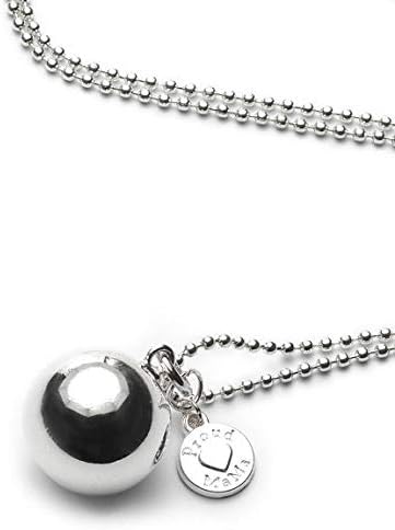 Proud Mama Bola Ballchain Pregnancy Jewelry Pregnant Necklace Globe