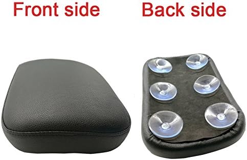 Kyobusa Pillion Pad with 6 Suction Cups Rear Passenger Seat Fits for Sportster,Softail,Dyna