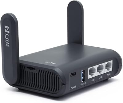 GL.iNet GL-AXT1800 Slate AX Portable WiFi 6 Router VPN OpenWrt OpenVPN