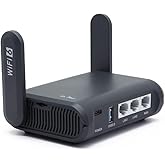 GL.iNet GL-AXT1800 (Slate AX) Portable Travel Router, Pocket Wi-Fi 6 Wireless Internet Router, Portable VPN Routers WiFi for 