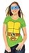 Rubie's Costume Teenage Mutant Ninja Turtles Top With Mask and Leonardo, Green, Large