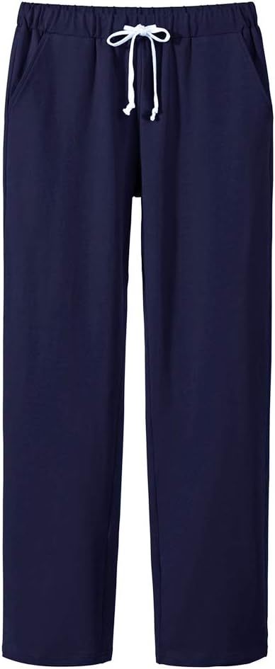 Sobrisah Women's Elastic Waist Drawstring Active Yoga Jogger Lounge Sweatpants with Pocket