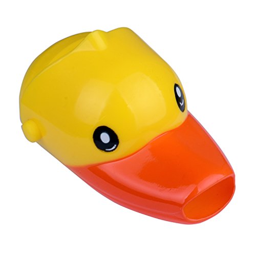 Zeltababy Cartoon Faucet Extender - Make Your Kids Love Hand Wishing - Bathroom Accessory (Duck Style)