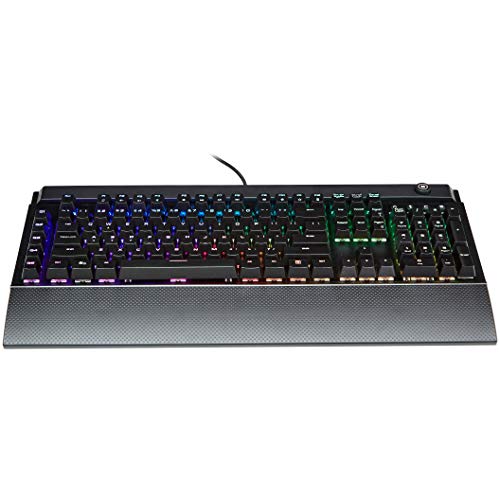 AmazonBasics Programmable Mechanical PC Gaming Keyboard RGB LED Backlit, US Layout (QWERTY