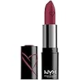 NYX PROFESSIONAL MAKEUP Shout Loud Satin Lipstick, Infused With Shea Butter - Love Is A Drug (Deep Rose Pink)