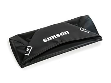SIMSON Sitzbezug strukturiert, schwarz für Endurositzbank mit SIMSON-Schriftzug - Simson S50, S51, S70 Enduro