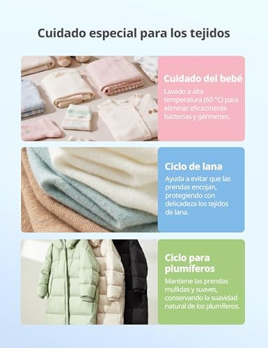 ' Máquina de lavar 6kg, Ultra Slim 40cm, Classe A-10%, 1200RPM, Desinfetante a Vapor, Cuidados para Bebés, Motor BLDC com Inversor, 16 Programas, Branco–CFP01EW60W
