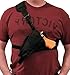 Silverhorse Holsters Chest/Shoulder Gun Holster | Fits Glock 40 MOS with a Flashlight and 2