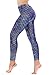 Diamond keep it Women's Mermaid Fish Scale Printing Full Length Leggings (Small, Multicolor Dark Blue)