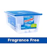 DampRid Refillable Mega Moisture Absorber Fragrance Free; 5 LB Refillable Container Effectively Absorbs and Removes Excess Moisture, Eliminating Musty Odors and Creating Fresher, Cleaner Air