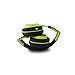 AXESS HPBT619 Wireless Bluetooth Over-Ear Headphones for Smartphones with Hands Free Calling, Green